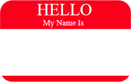 Name tag